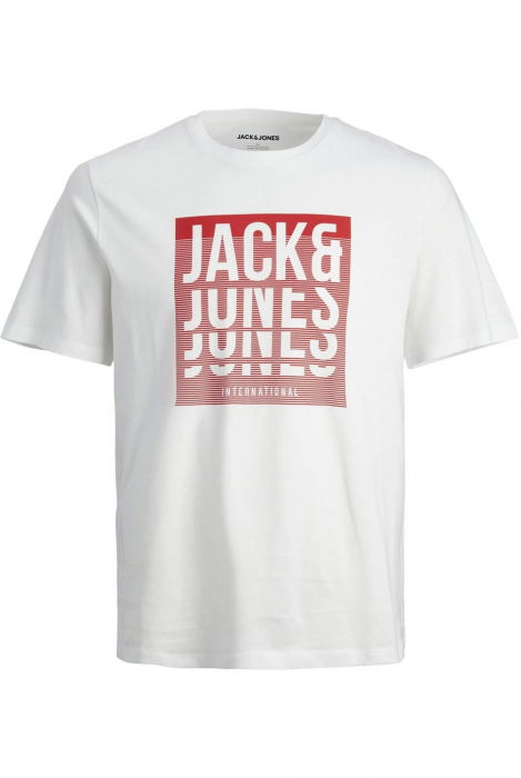 Tricou JACK &JONES Flint - 12248614-White [1]
