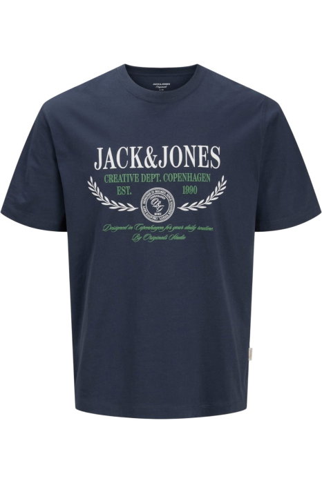 Tricou JACK &JONES Frederiksberg Colorfull Front PLS - 12305847-Odyssey Gray [1]