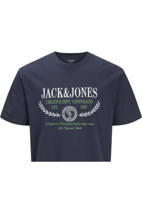 Tricou JACK &JONES Frederiksberg Colorfull Front PLS - 12305847-Odyssey Gray [4]