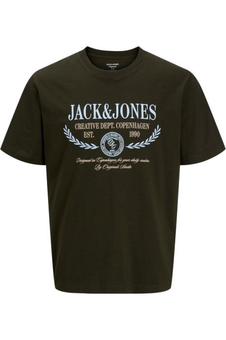 Tricou JACK &JONES Frederiksberg Colorfull Front PLS - 12305847-Rosin [1]