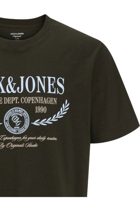 Tricou JACK &JONES Frederiksberg Colorfull Front PLS - 12305847-Rosin [4]
