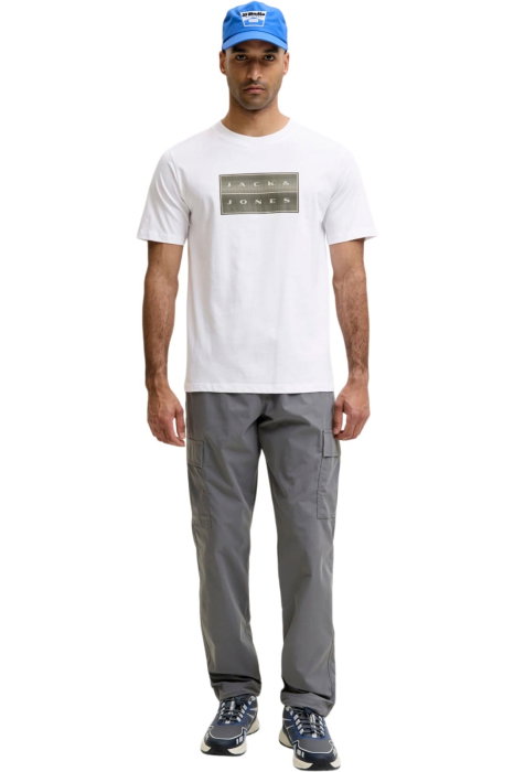 Tricou JACK &JONES Fusion Box Print - 12300904-Bright White [5]