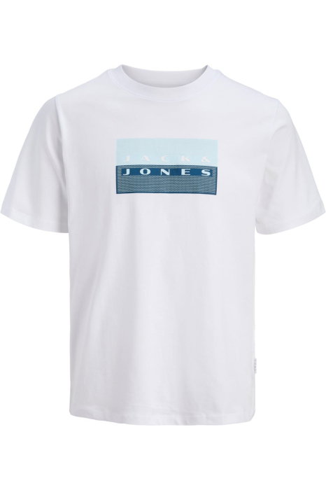 Tricou JACK &JONES Fusion Dots Print - 12289863-Bright White [3]