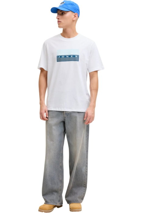 Tricou JACK &JONES Fusion Dots Print - 12289863-Bright White [5]