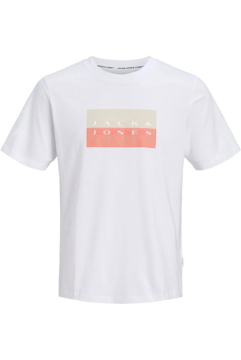 Tricou JACK &JONES Fusion Dots Print - 12289863-Bright White WP [1]