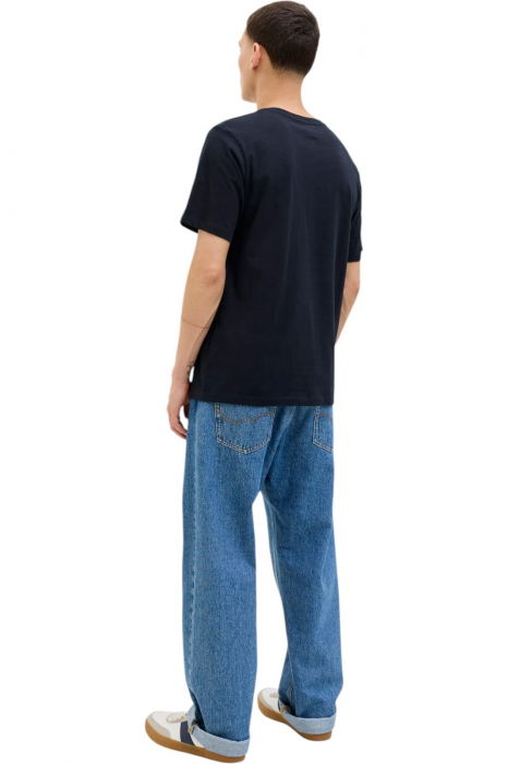 Tricou JACK &JONES Geplas Crew - 12278523-Sky Captain [2]