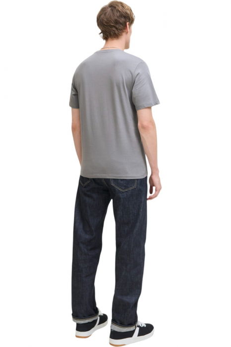 Tricou JACK &JONES Geplas Crew - 12278523-Ultimate Grey [2]