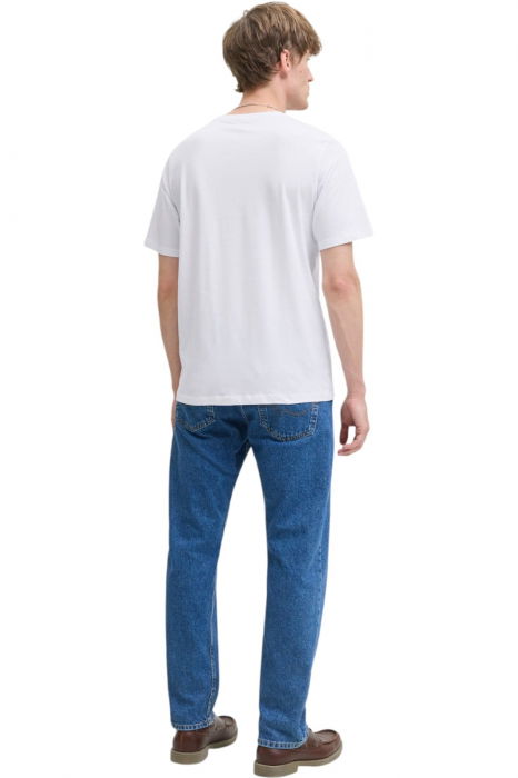 Tricou JACK &JONES Geplas Crew - 12278523-White [2]