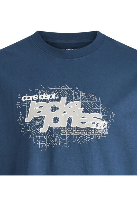 Tricou JACK &JONES Grid Branding JNR - 12288652-Titan [2]
