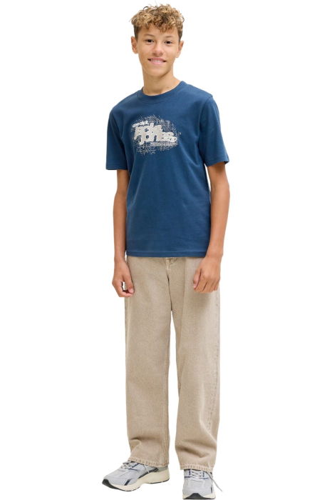 Tricou JACK &JONES Grid Branding JNR - 12288652-Titan [5]