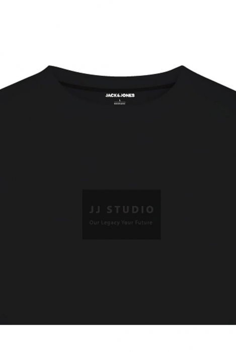 Tricou JACK &JONES Hakkai Scan - 12256801-Black Scan [2]