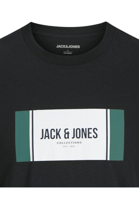 Tricou JACK &JONES Hayato BTS LN - 12278508-Black [2]