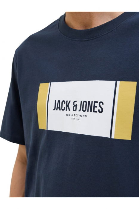 Tricou JACK &JONES Hayato BTS LN - 12278508-Sky Captain [5]