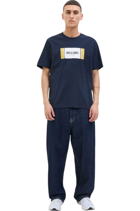 Tricou JACK &JONES Hayato BTS LN - 12278508-Sky Captain [6]