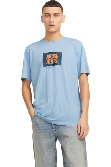 Tricou JACK &JONES Hudson - 12268477-Chambray Blue [1]