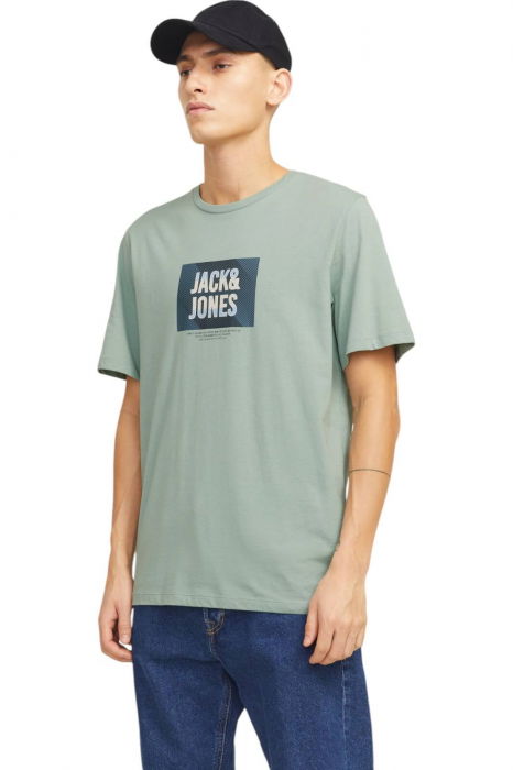 Tricou JACK &JONES Hudson - 12268477-Iceberg Green [1]