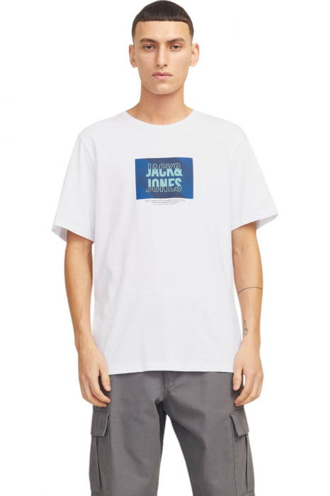Tricou JACK &JONES Hudson - 12268477-White [1]