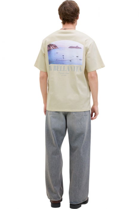 Tricou JACK &JONES Hydra Photo - 12276825-Antique White [2]