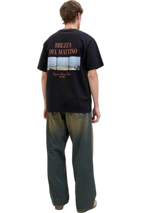 Tricou JACK &JONES Hydra Photo - 12276825-Black [2]