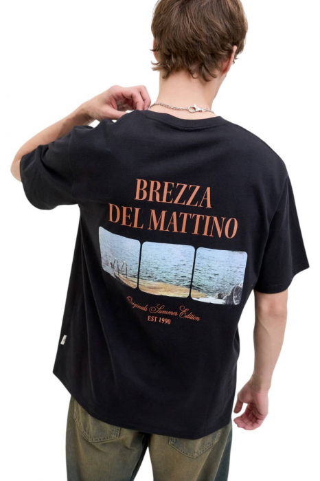 Tricou JACK &JONES Hydra Photo - 12276825-Black [3]