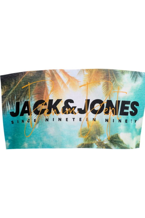 Tricou JACK &JONES Indiana SS PLS - 12295984-Bright White [3]