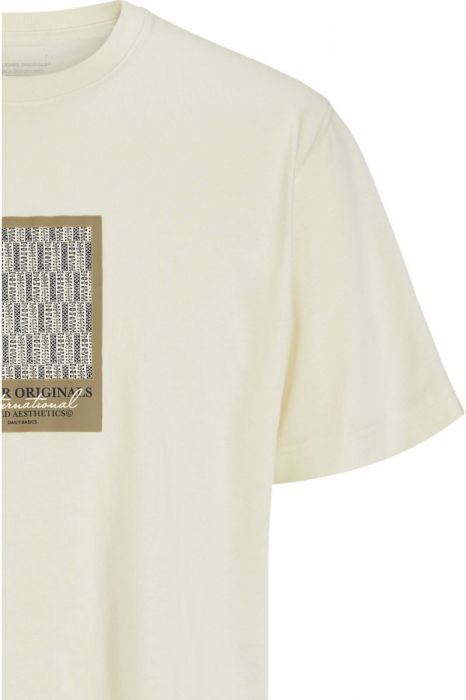 Tricou JACK &JONES Islington AOP - 12273019-Antique White [3]