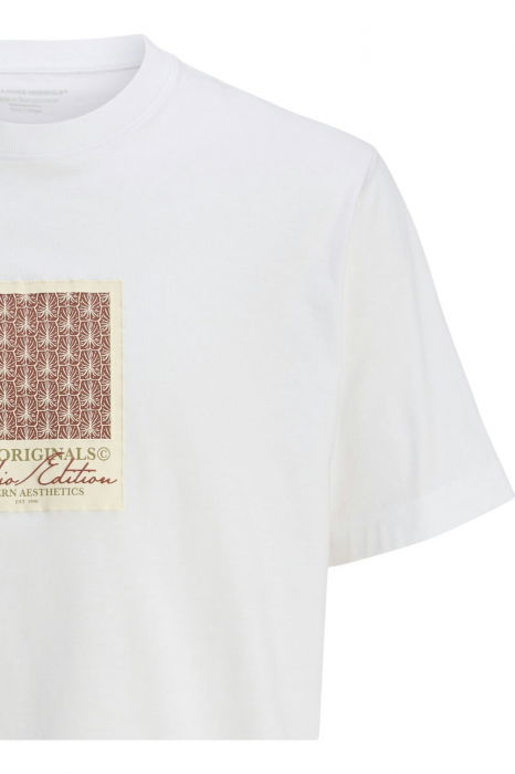 Tricou JACK &JONES Islington AOP - 12273019-Bright White [3]