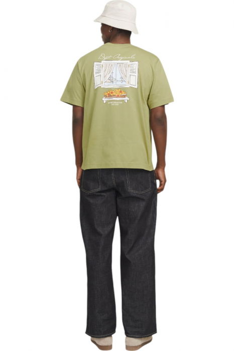 Tricou JACK &JONES Islington Back - 12273015-Cedar [2]