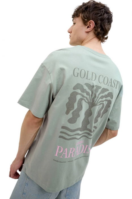 Tricou JACK &JONES James - 12268471-Iceberg Green [13]