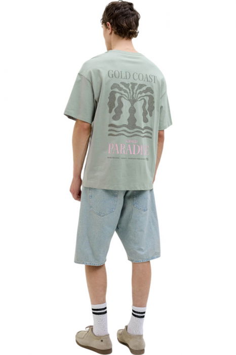 Tricou JACK &JONES James - 12268471-Iceberg Green [12]