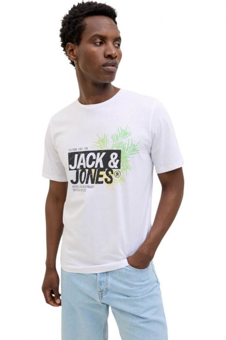 Tricou JACK &JONES Jaxon LN - 12269390-White [3]