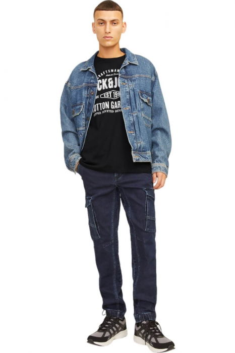 Tricou JACK &JONES Jeans - 12256779-Black [6]