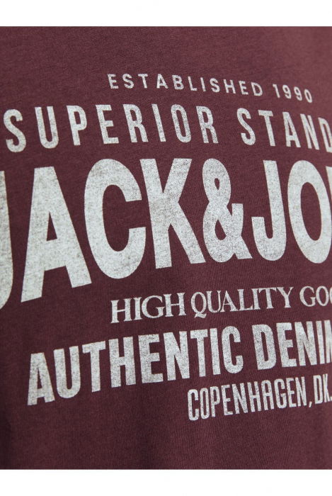 Tricou JACK &JONES Jeans - 12256779-Wine [5]
