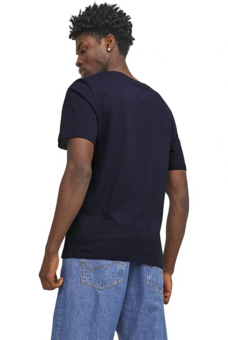 Tricou JACK &JONES Jeff Corp Logo - 12250683-Navy Blazer [2]