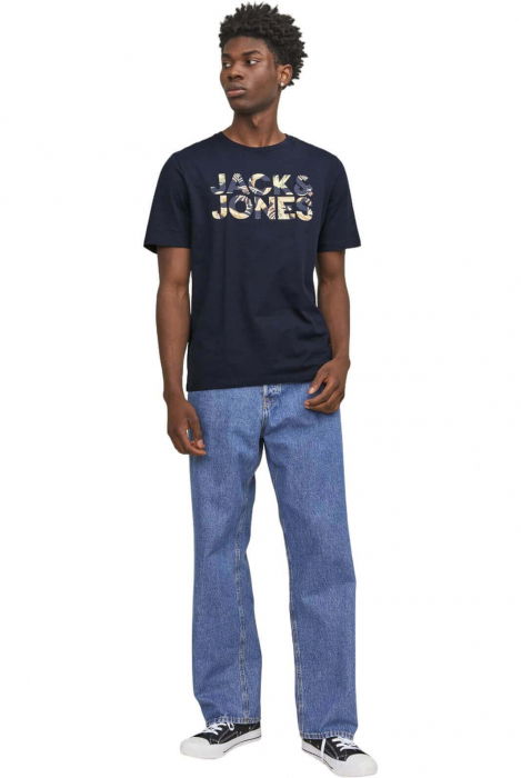 Tricou JACK &JONES Jeff Corp Logo - 12250683-Navy Blazer [4]