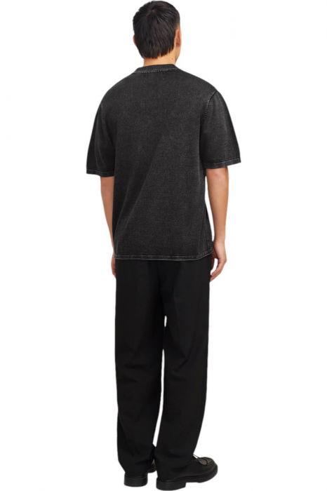 Tricou JACK &JONES Leo Knit Polo - 12268275-Caviar [2]