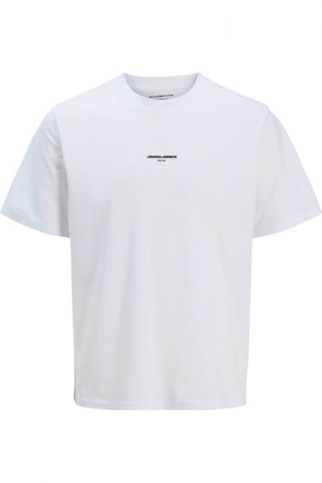 Tricou JACK &JONES Lido AOP Back Print - 12276629-Bright White [1]