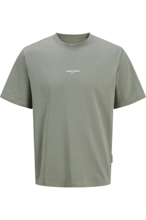 Tricou JACK &JONES Lido AOP Back Print - 12276629-Shadow [1]