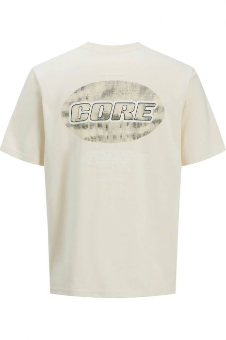 Tricou JACK &JONES Lido AOP Back Print - 12276629-Sweet Corn [2]