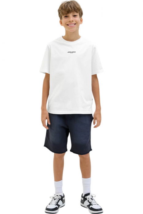 Tricou JACK &JONES Lido AOP Back Print JNR - 12278705-Bright White [4]