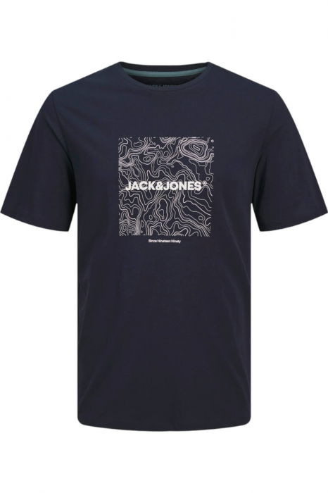 Tricou JACK &JONES Liner - 12256780-Navy Blazer [1]