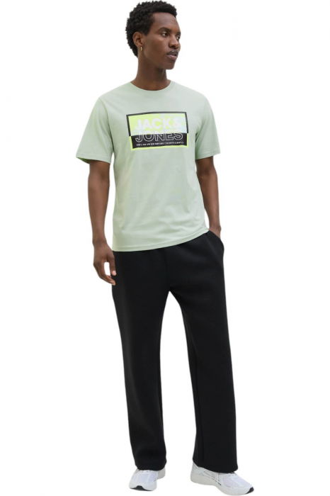 Tricou JACK &JONES Logan Summer Print - 12283825-Aqua Gray [4]