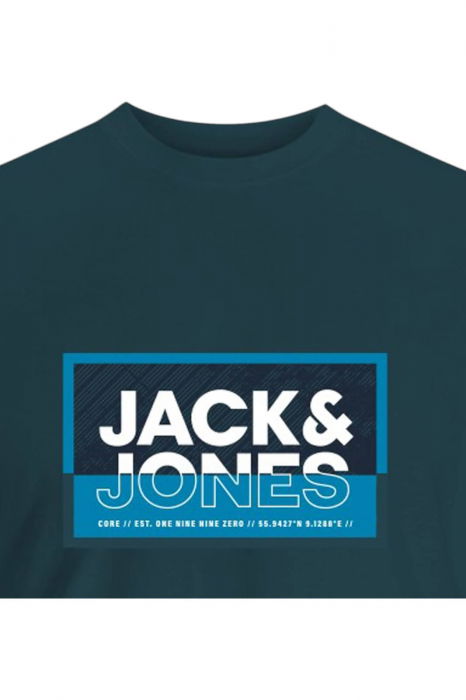 Tricou JACK &JONES Logan Summer Print - 12283825-Deep Teal [2]