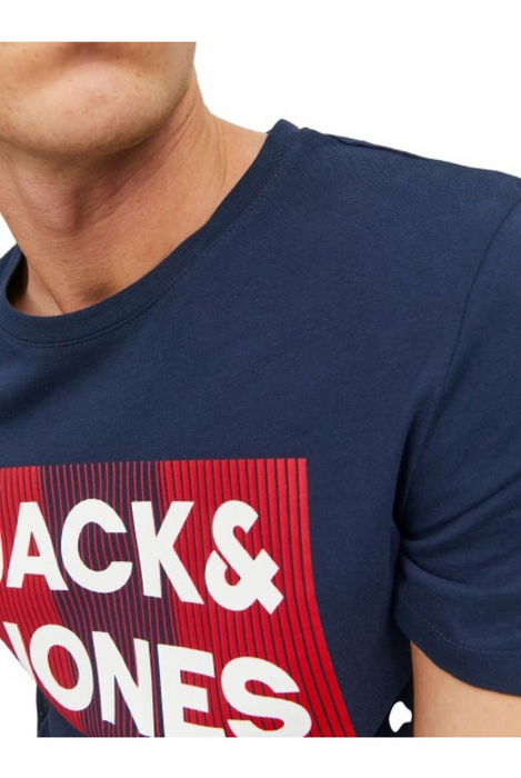 Tricou JACK &JONES Logo - 12151955-Navy Blazer [3]