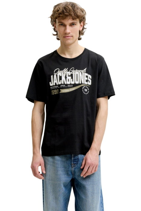 Tricou JACK &JONES Logo O-Neck SN - 12299017-Black [1]