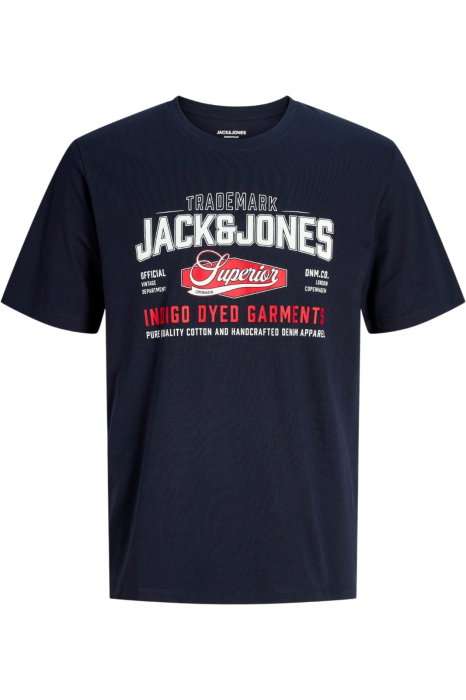 Tricou JACK &JONES Logo O-Neck SN - 12299017-Navy Blazer [5]