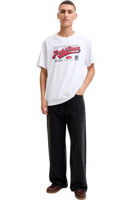 Tricou JACK &JONES Logo O-Neck SN - 12299017-White [5]