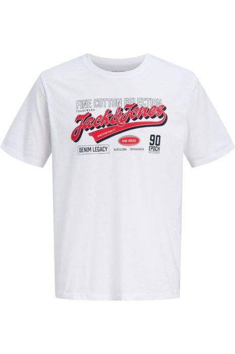 Tricou JACK &JONES Logo O-Neck SN - 12299017-White [6]