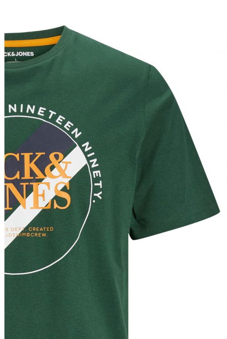 Tricou JACK &JONES Loof - 12248624-Dark Green [3]