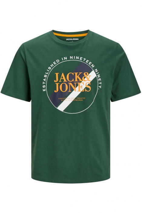 Tricou JACK &JONES Loof - 12248624-Dark Green [1]
